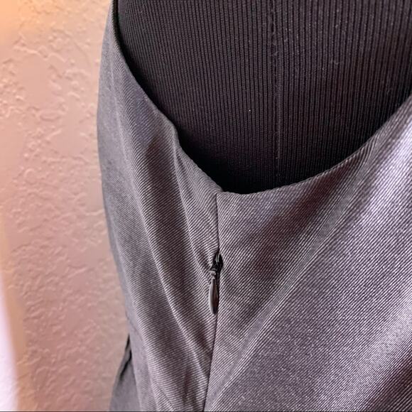 J Crew charcoal gray wool silk blend sleeveless sheath dress size 6 - Picture 9 of 13